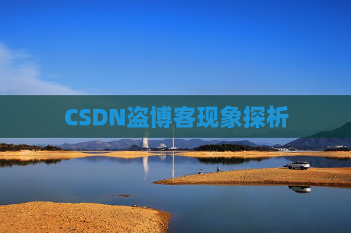 CSDN盗博客现象探析